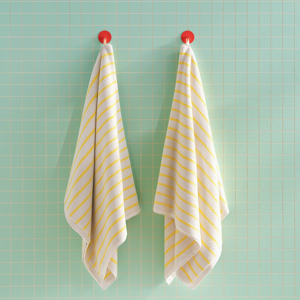 Super-Plush Turkish Cotton Bath Towels Set of 2