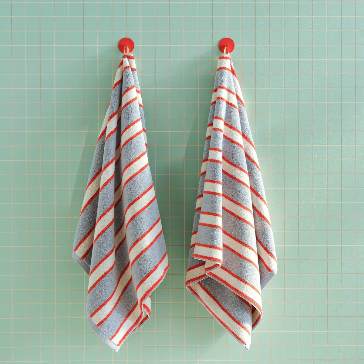 Super-Plush Turkish Cotton Bath Towels Set of 2