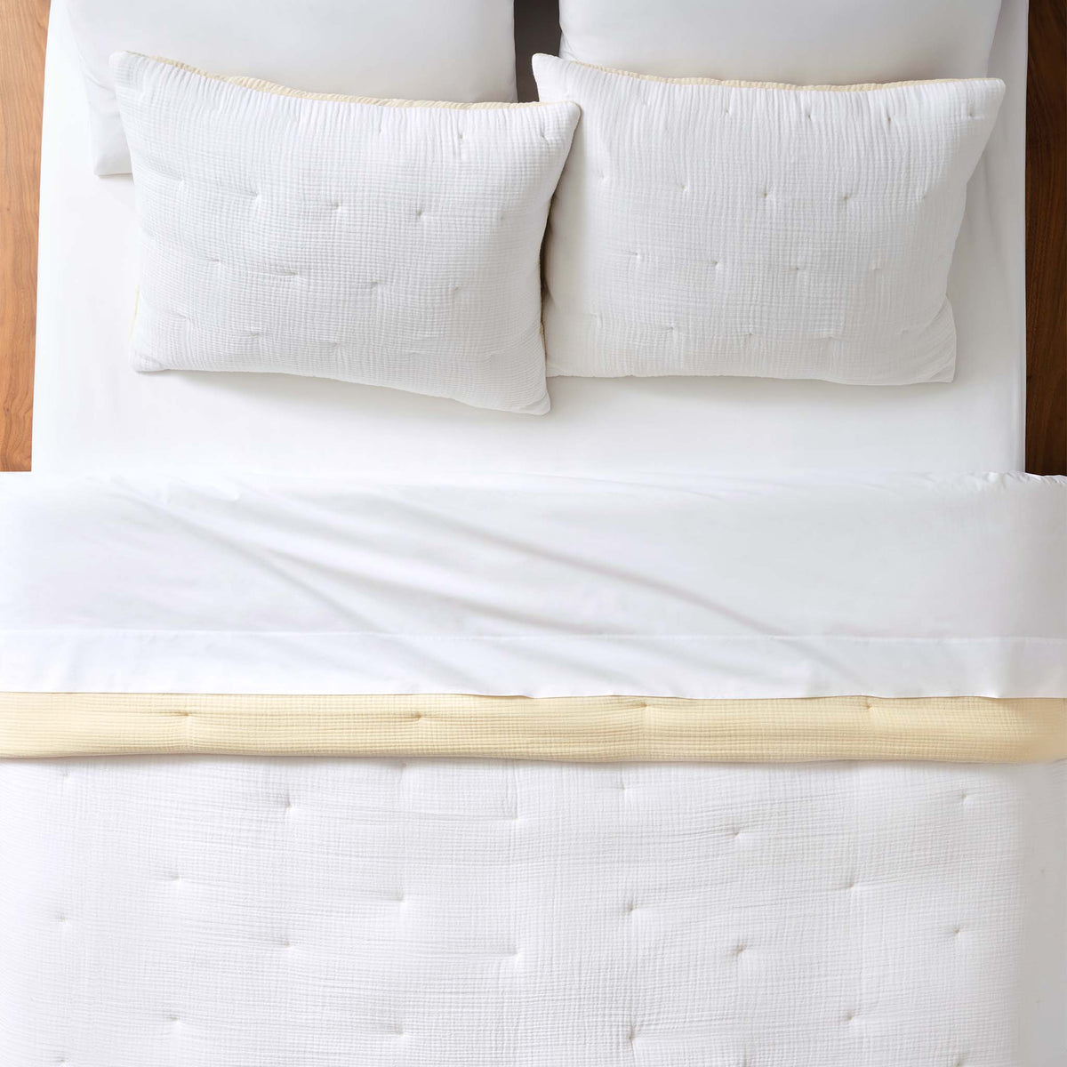 Breezeweave Reversible Cotton Sham Set