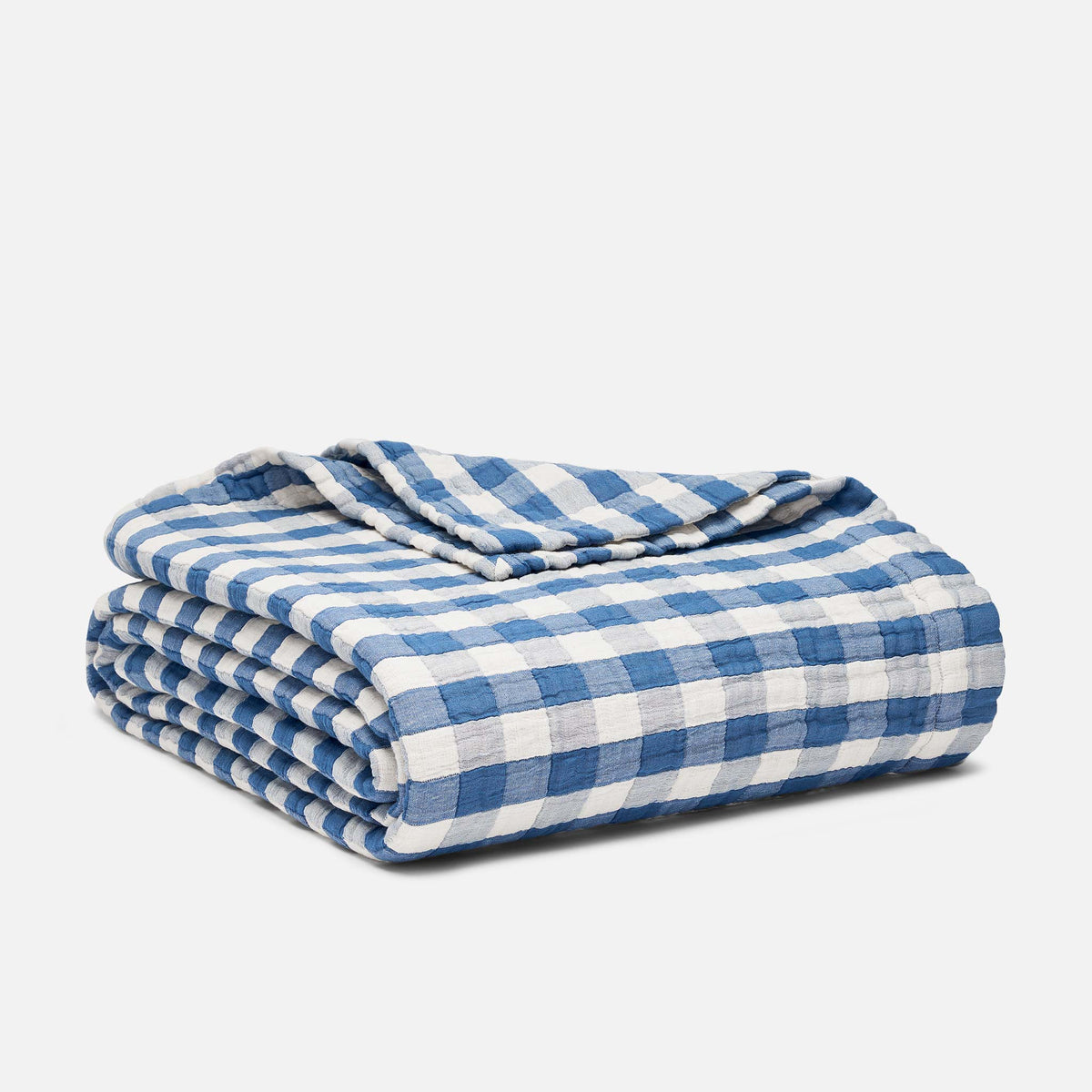 Breezeweave Cotton Gingham Bed Blanket - Last Call