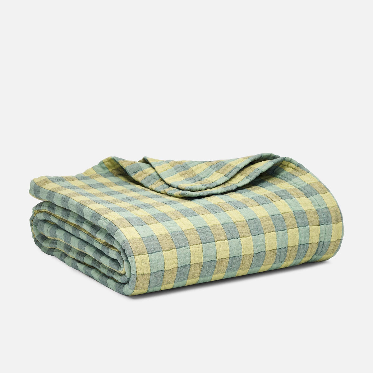 Breezeweave Cotton Gingham Bed Blanket - Last Call