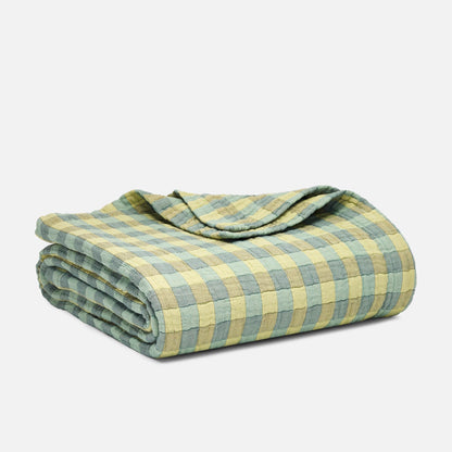 Breezeweave Cotton Gingham Bed Blanket - Last Call