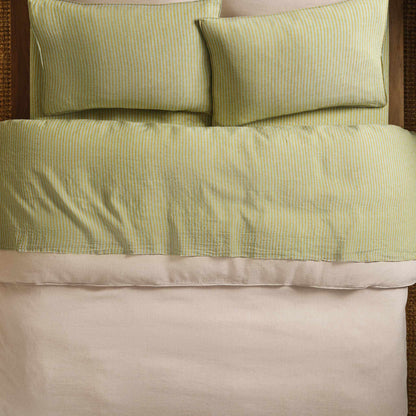 Set of 2 Washed European Linen Core Sheet Set Bundle
