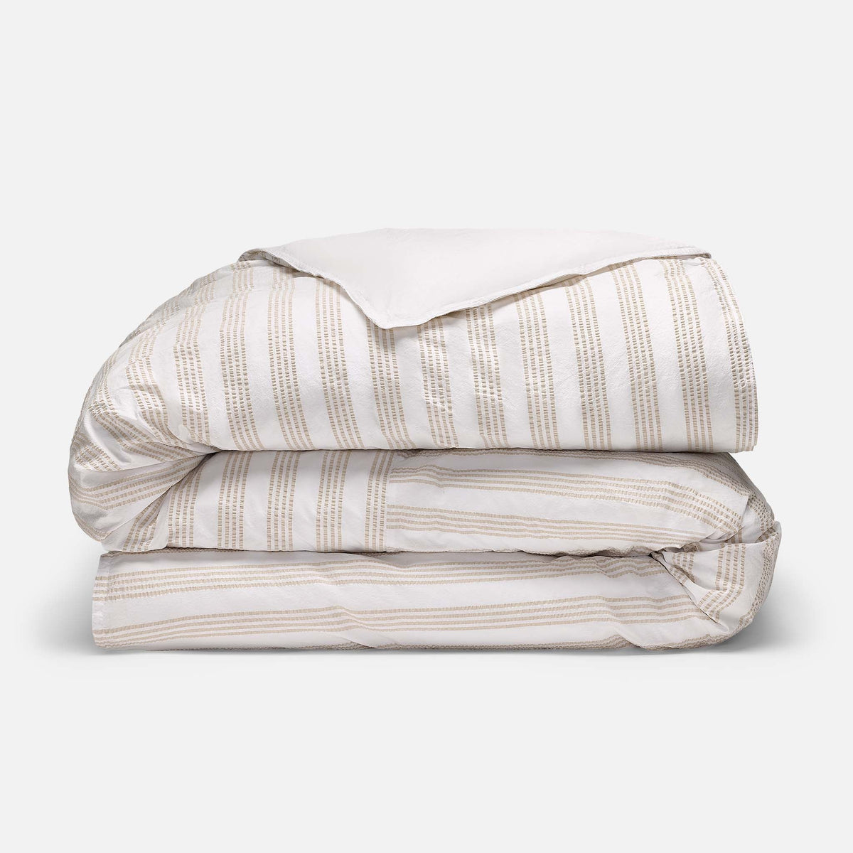 Seersucker Classic Percale Duvet Cover