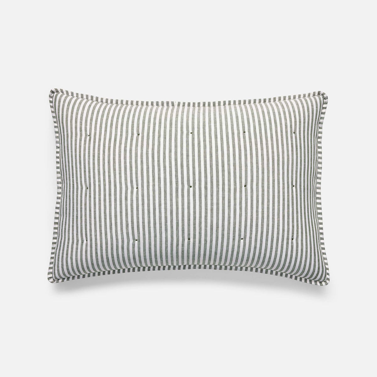 Washed European Linen Quilted Sham Set