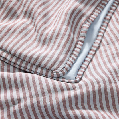 Washed European Linen Quilt Set