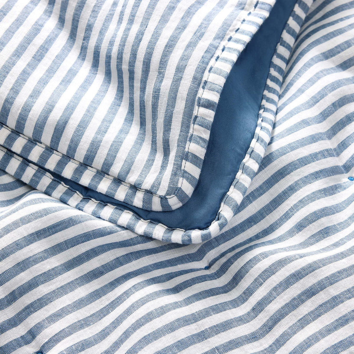 Washed European Linen Quilt Set