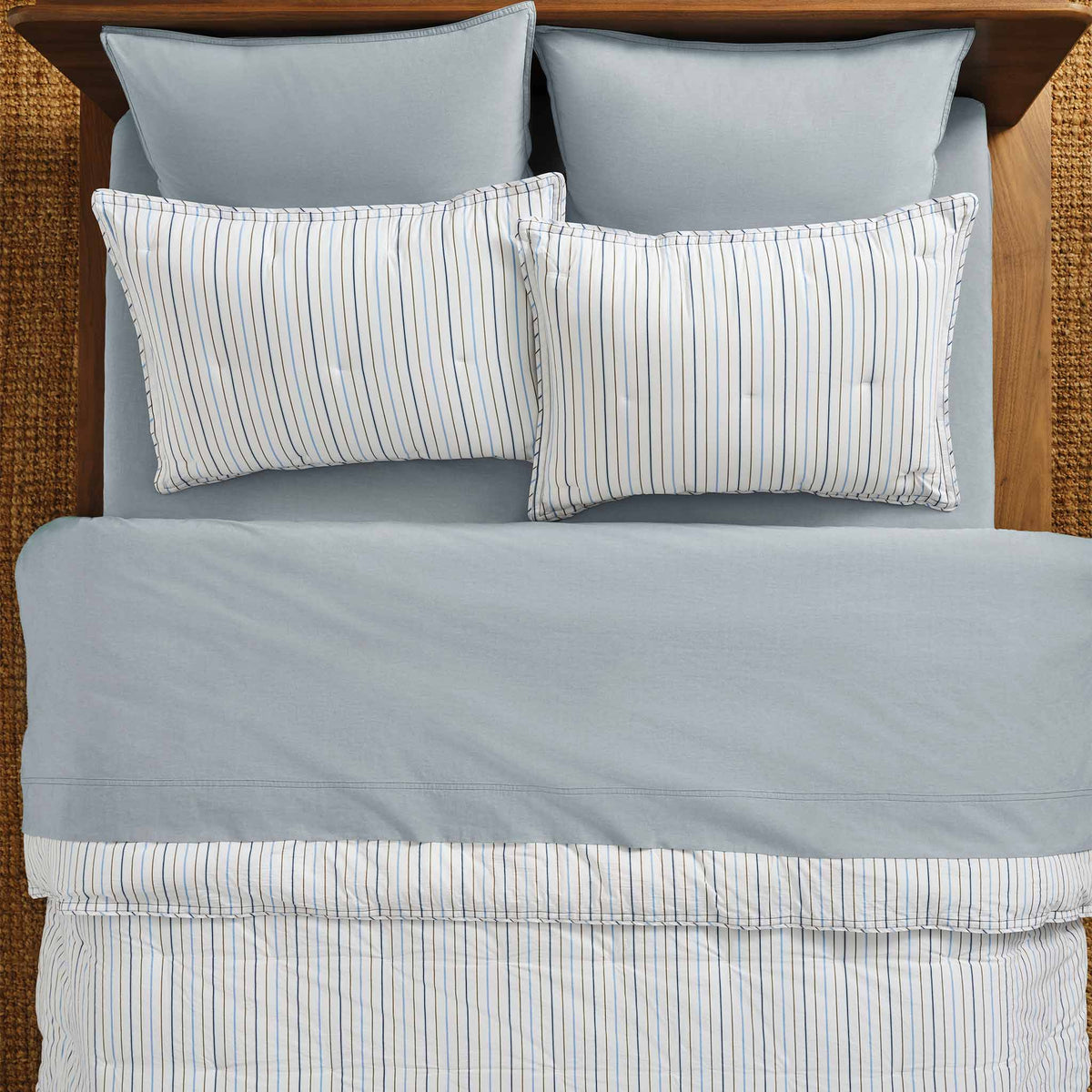 Set of 2 Washed Classic Percale Core Sheet Set Bundle