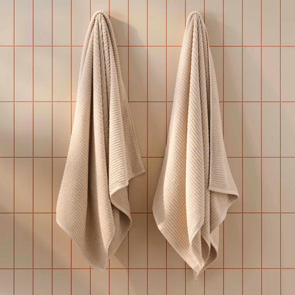 Ribbed Cotton TENCEL™ Bath Towel Bundle