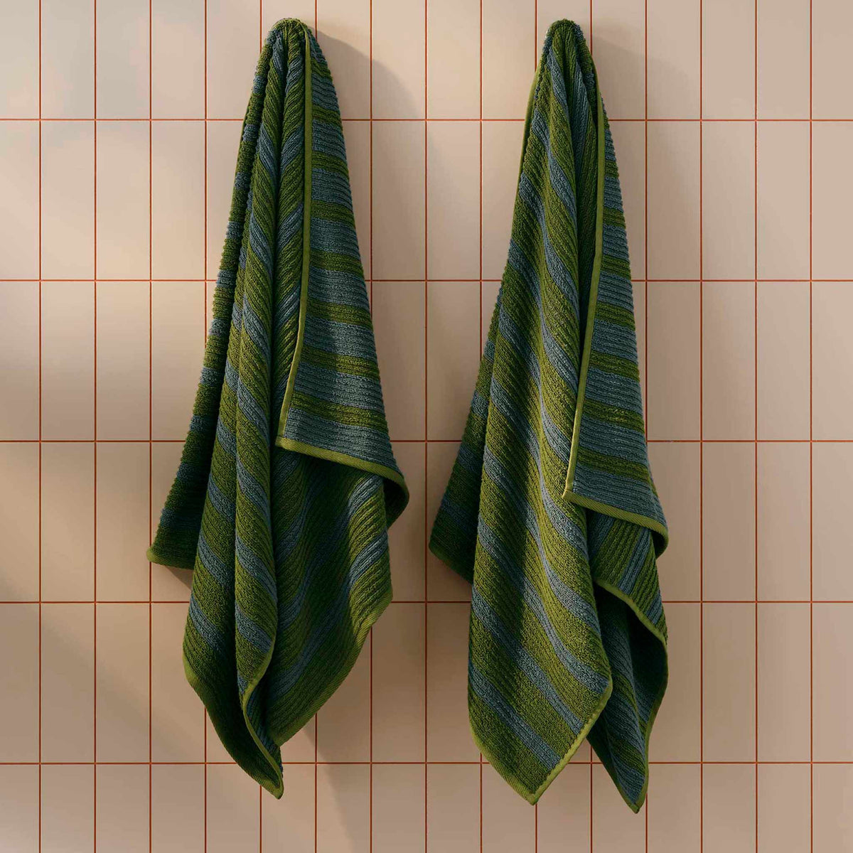 Ribbed Cotton TENCEL™ Set of 4 Bath Towel Bundle