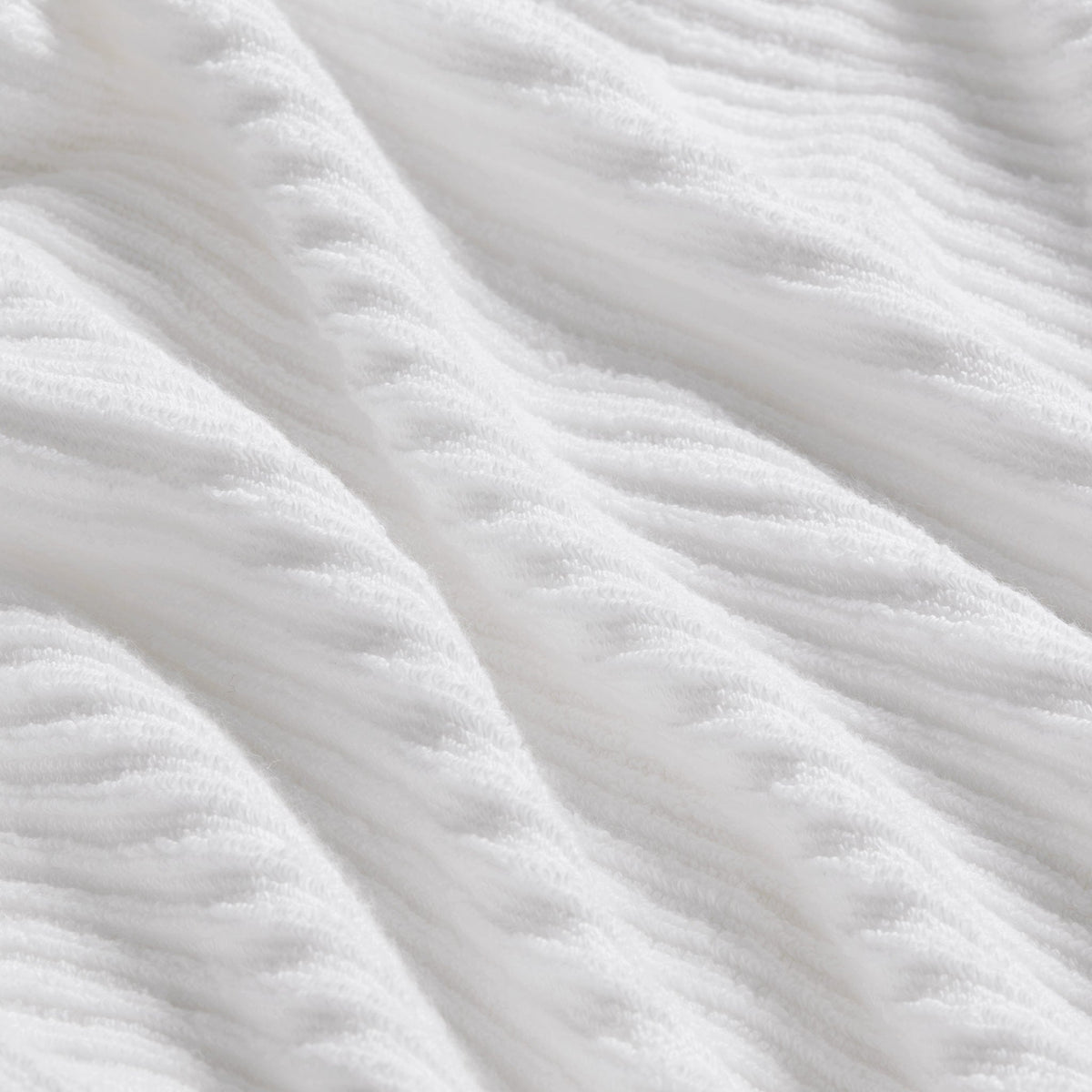 Ribbed Cotton TENCEL™ Set of 4 Bath Towel Bundle