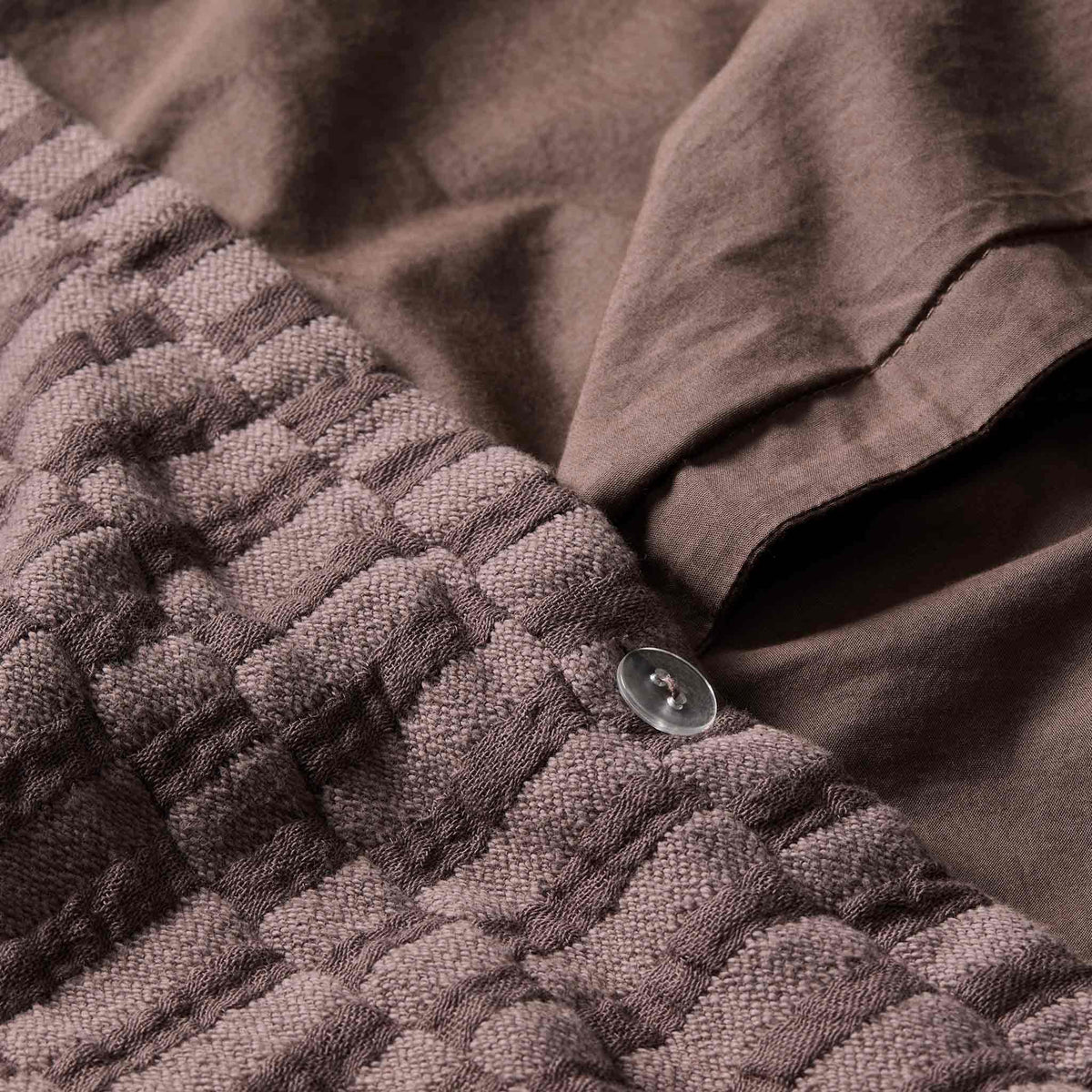 Woven Checkerboard Duvet Set