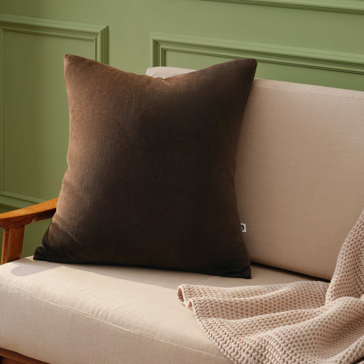 Cotton Velvet Pillow Cover