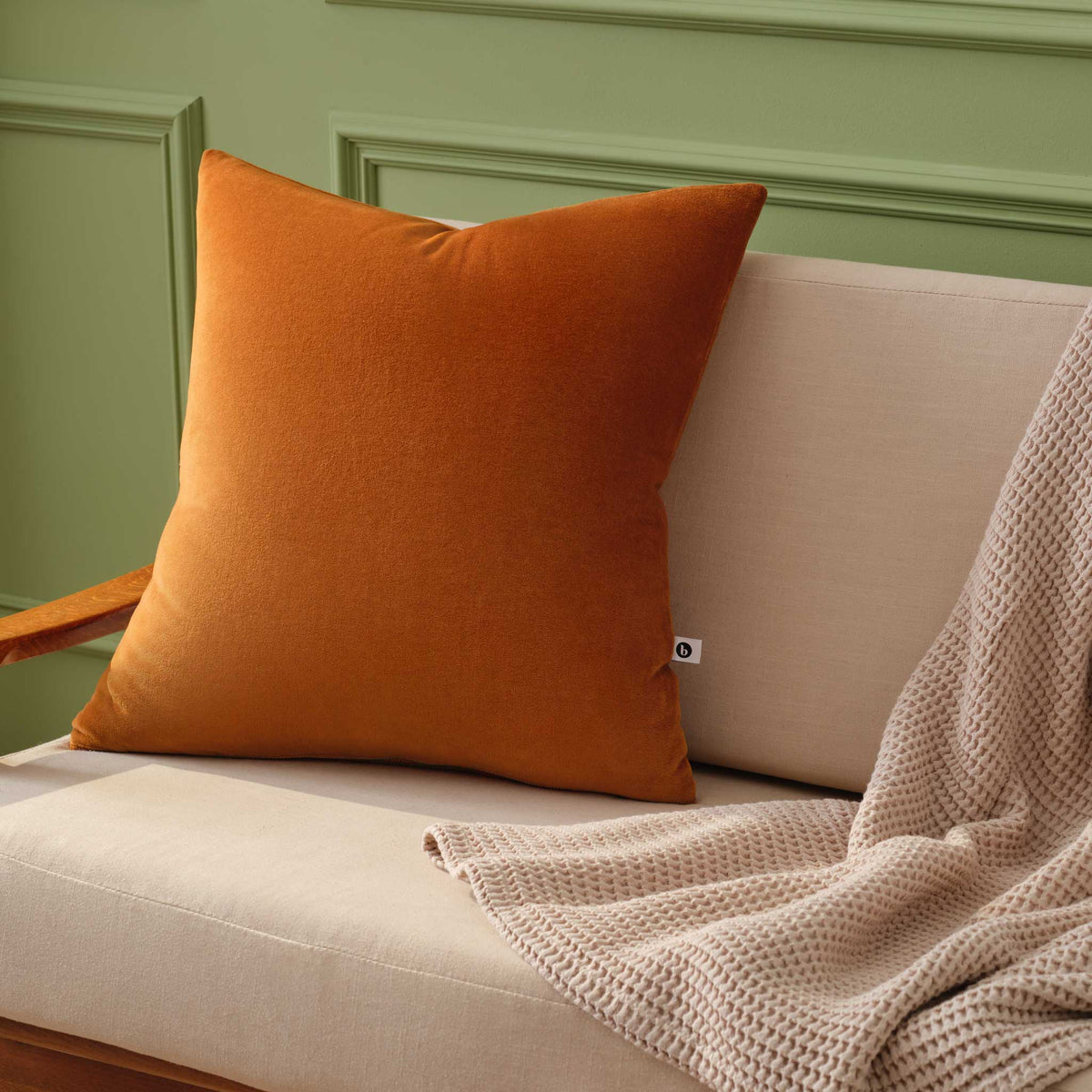 Cotton Velvet Pillow Cover