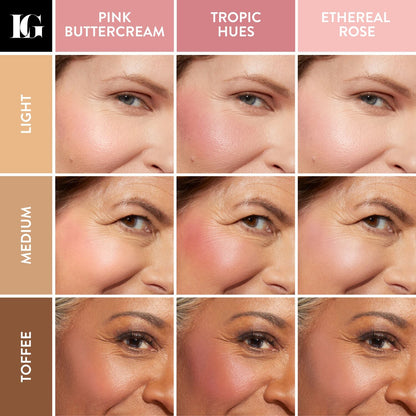 Baked Blush-n-Brighten Marbleized Blush Travel Size