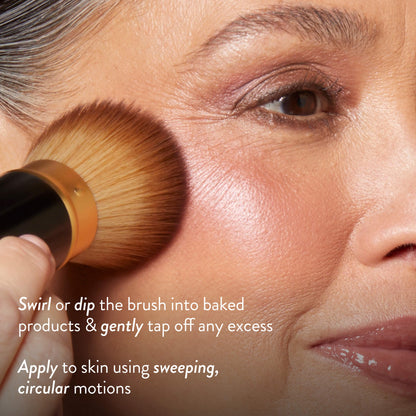 Retractable Angled Kabuki Brush