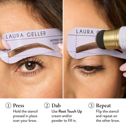 Precision Brow Shaping Stencils
