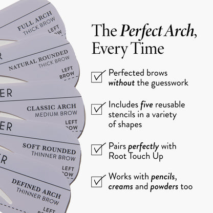Precision Brow Shaping Stencils