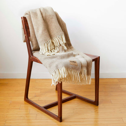 Pure Wool Throw Blanket