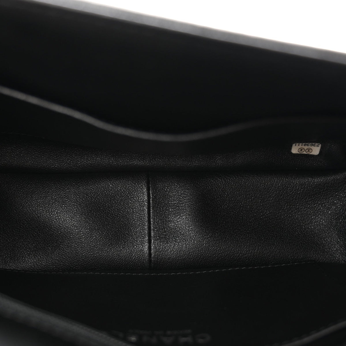 Calfskin Quilted Medium Rock My Shoulder Flap Black
