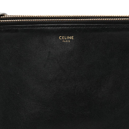 Lambskin Small Trio Crossbody Bag Black