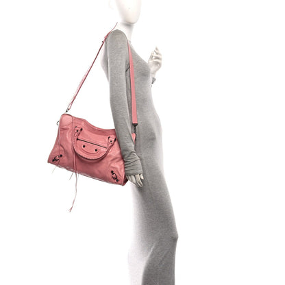 Agneau Arena Classic Hardware Medium Le City Vintage Pink