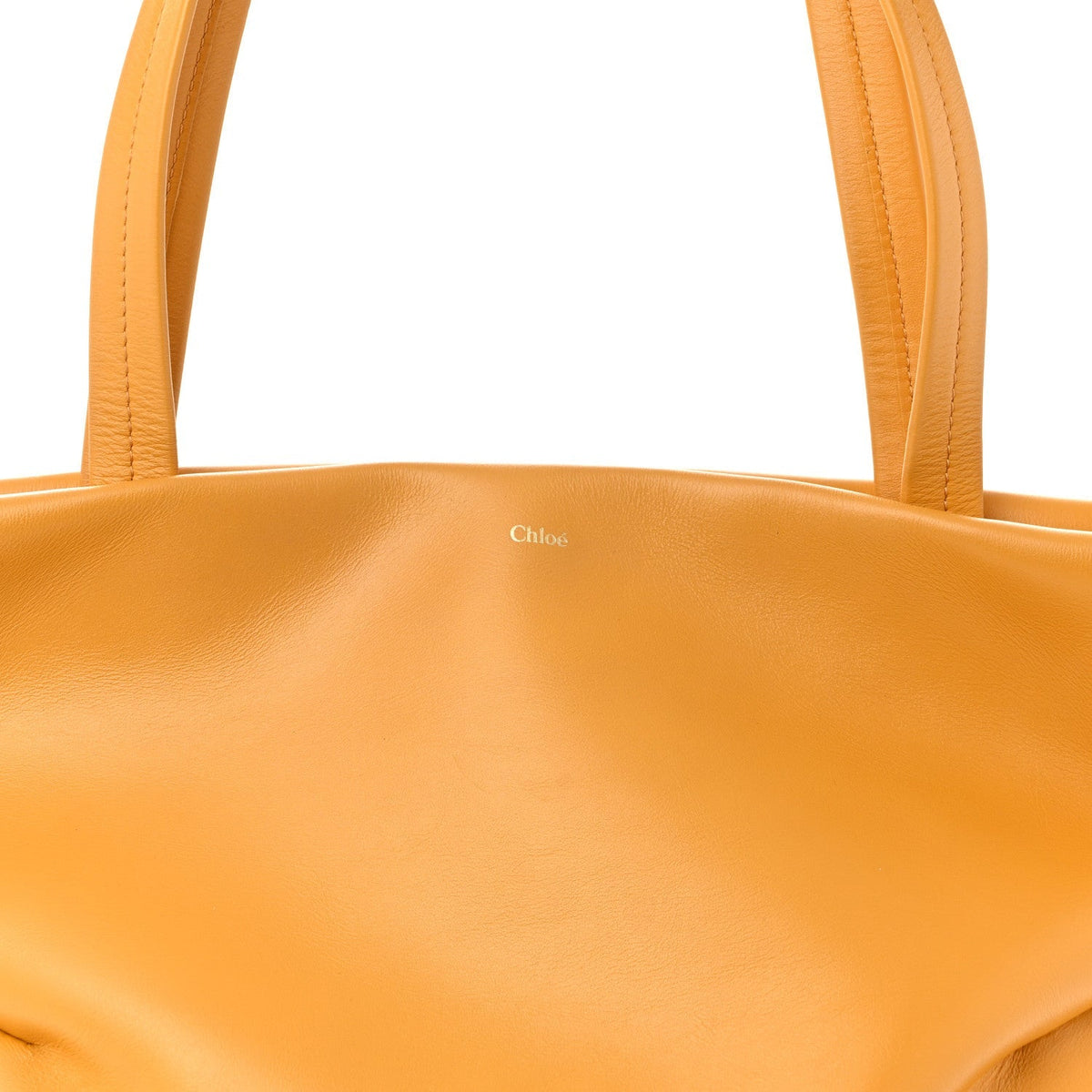 Calfskin Judy East West Tote Sunflower