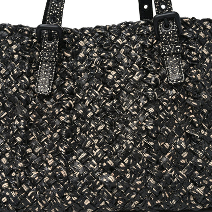 Nappa Nastri Medium Lido Tote Bag Tourmaline