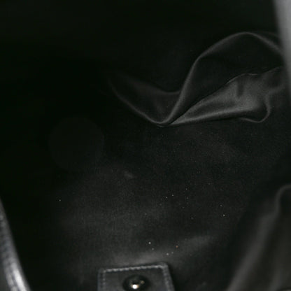 Suede Buffalo Horn Mombasa Hobo Black