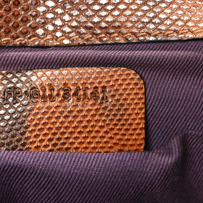 Karung Serpenti Forever Medium Shoulder Bag Brown