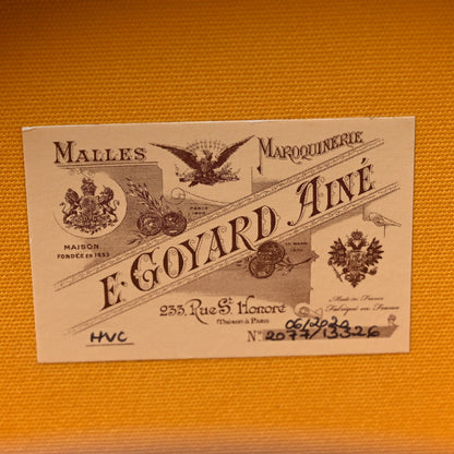 Goyardine Alto Hatbox Burgundy