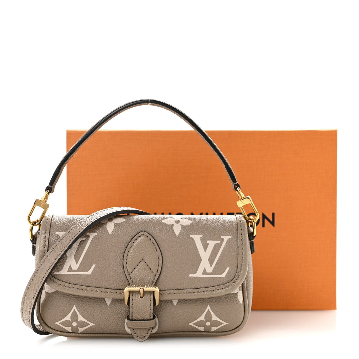 Empreinte Monogram Giant Nano Diane Tourterelle Creme
