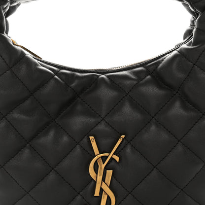 Lambskin Quilted Icarino Bag Urban Grey