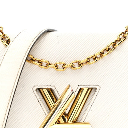 Epi Twist Shoulder Bag MM White