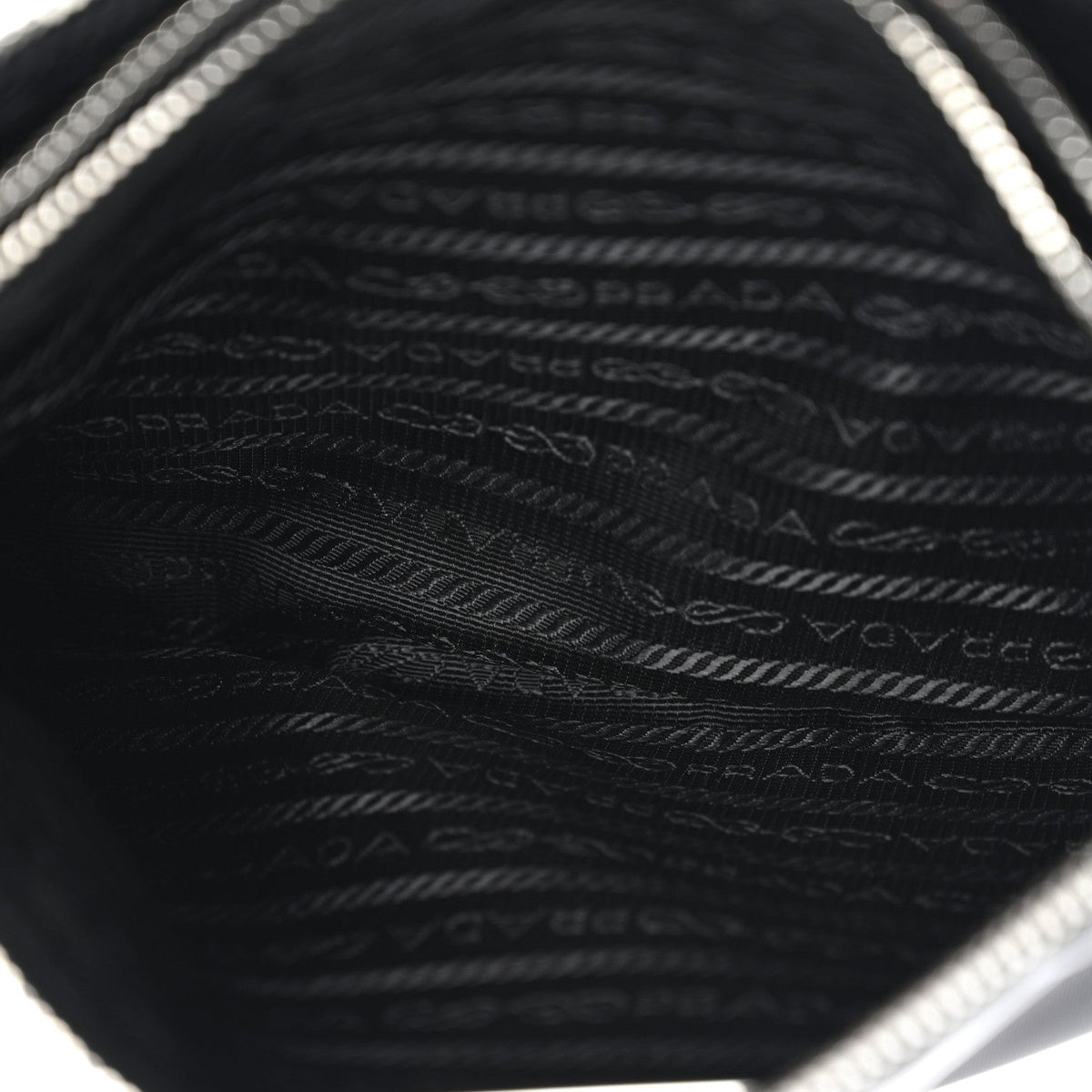 Re-Nylon Saffiano Re-Edition 2000 Double Zip Crossbody Bag Black