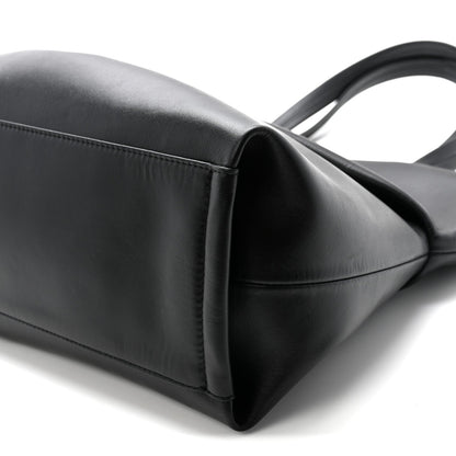 Calfskin Judy East West Tote Black