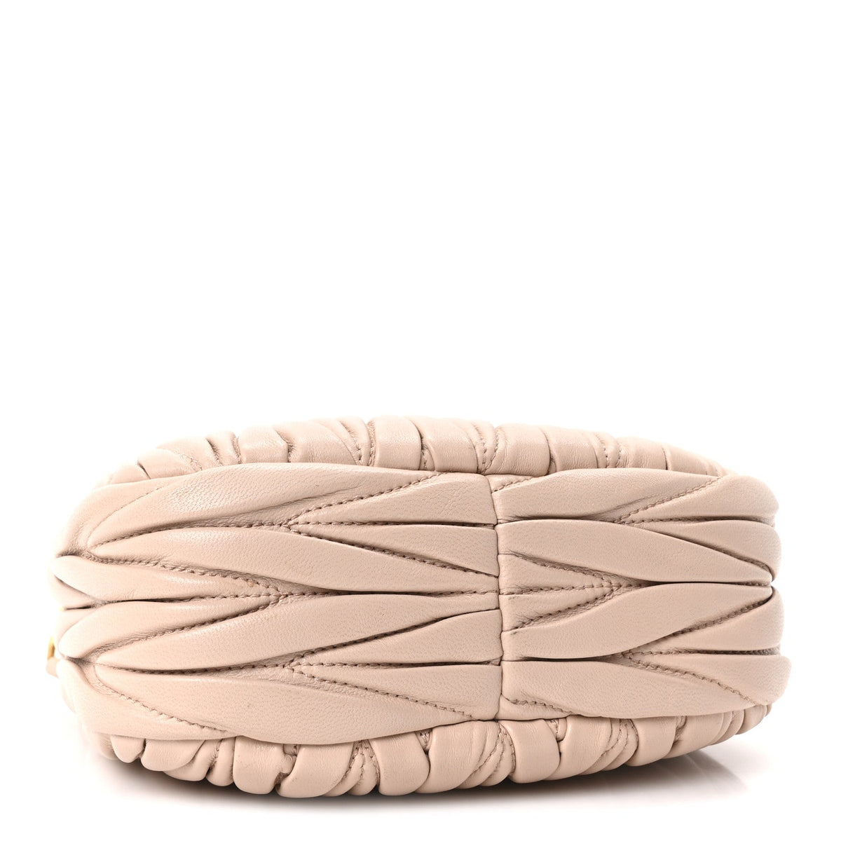 Nappa Matelasse Mini Wander Hobo Cipria