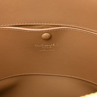Calfskin Sac De Jour Duffle Top Handle Dark Cork