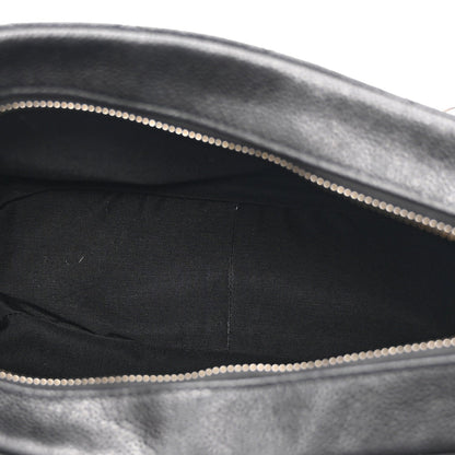 Caviar Quilted Timeless CC Shoulder Bag Black