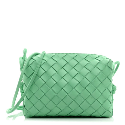 Nappa Intrecciato Mini Loop Camera Bag Fountain