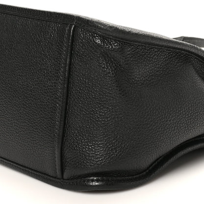 Vitello Daino Soft Hobo Messenger Bag Black
