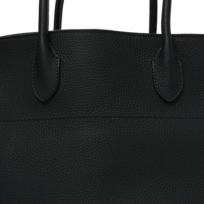 Matte Grained Calfskin Soft Margaux 15 Black