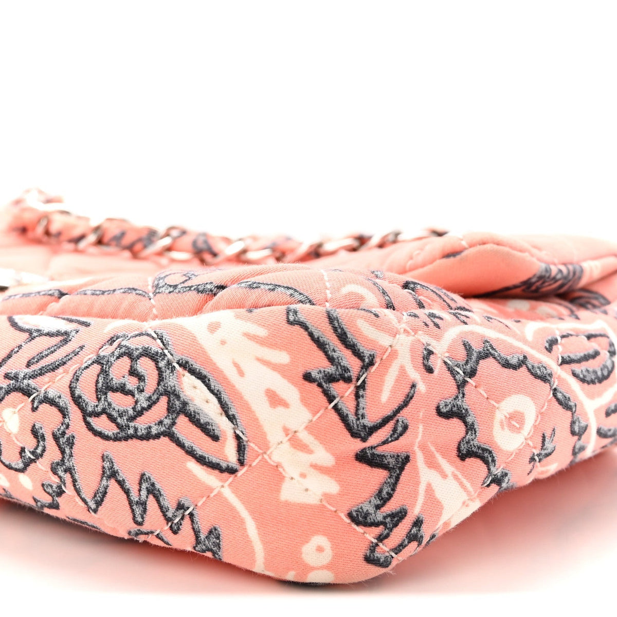 Cotton Quilted Small Bandana Single Flap Pink