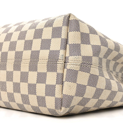 Damier Azur Graceful MM Rose Ballerine