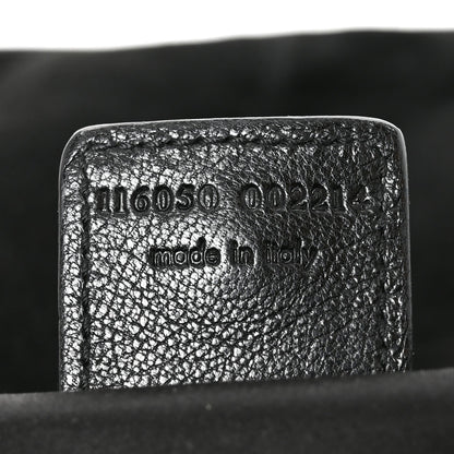 Suede Buffalo Horn Mombasa Hobo Black