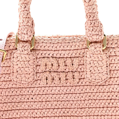 Crochet Calfskin S Narrow Arcadie Alabaster Pink