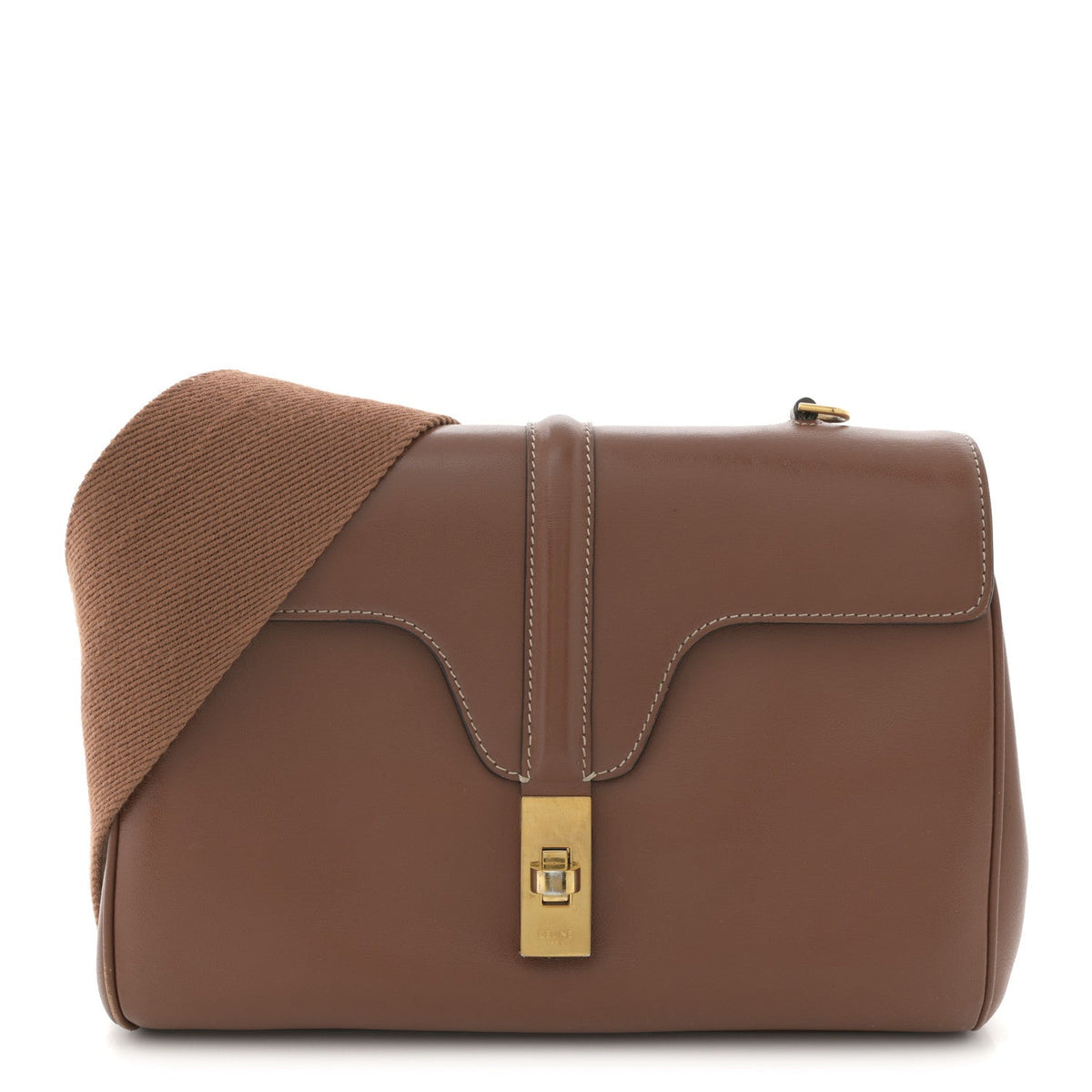 Smooth Calfskin Teen Soft 16 Shoulder Bag Tan