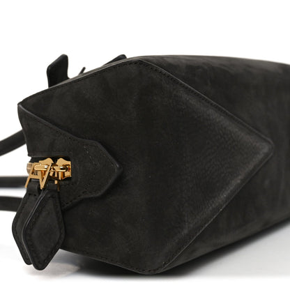 Nubuck Medium Le Teckel Bag Black Anthracite