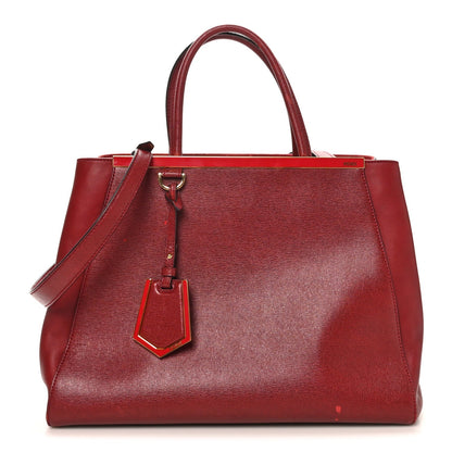 Vitello Elite Regular 2Jours Tote Rosso Scuro Ciliegia