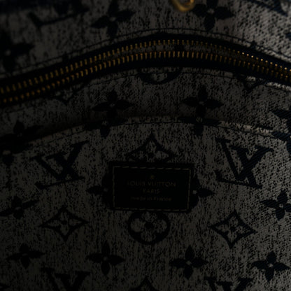 Monogram Jacquard Denim Onthego MM Bleu